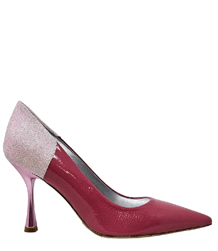 Outdoor Work Boots Alena Rose/Pink High Heel Glitter Pump