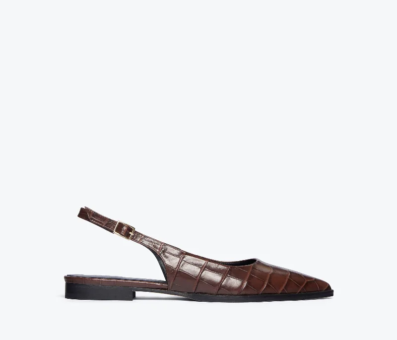 Running Shoes For Men MARIE SLINGBACK POINT FLAT