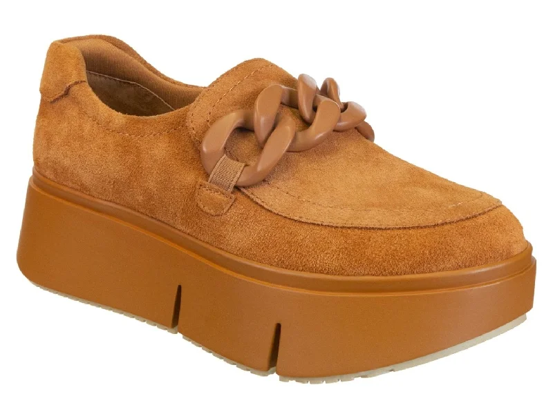 Leather Sneakers For Sale Naked Feet: PRINCETON in CAMEL Platform Sneakers