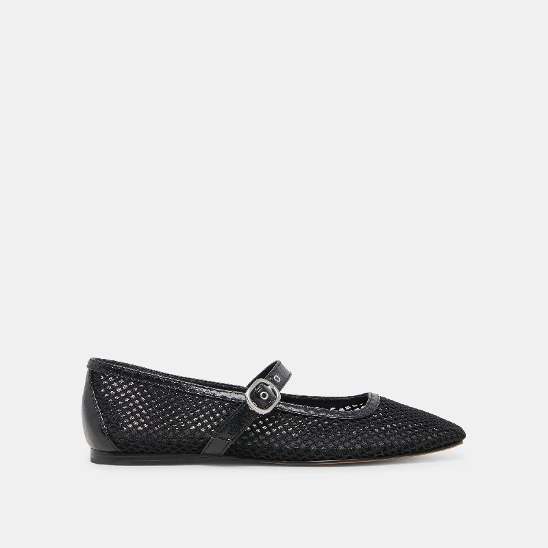 Running Shoes For Sale RODNI MESH BALLET FLATS BLACK WOVEN MESH