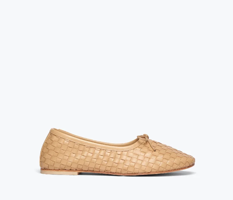 Cozy Winter Shoes ROMA ROUND TOE BALLET FLAT
