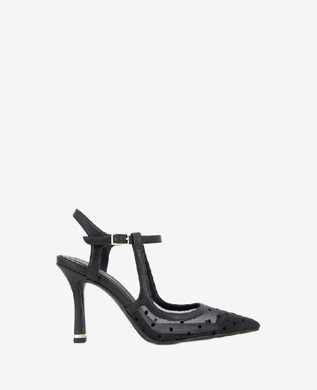 Fashionable Ankle Boots Romi Mesh Ankle Heel Slingback