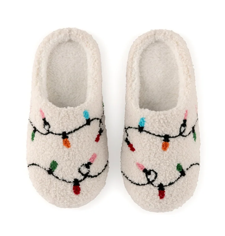 Comfortable Loafers For Work Shiraleah: String Lights Slippers