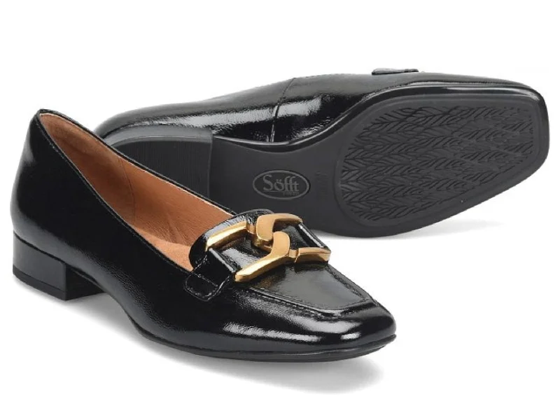 Comfortable Casual Shoes Sofft: Erica in Black Patent