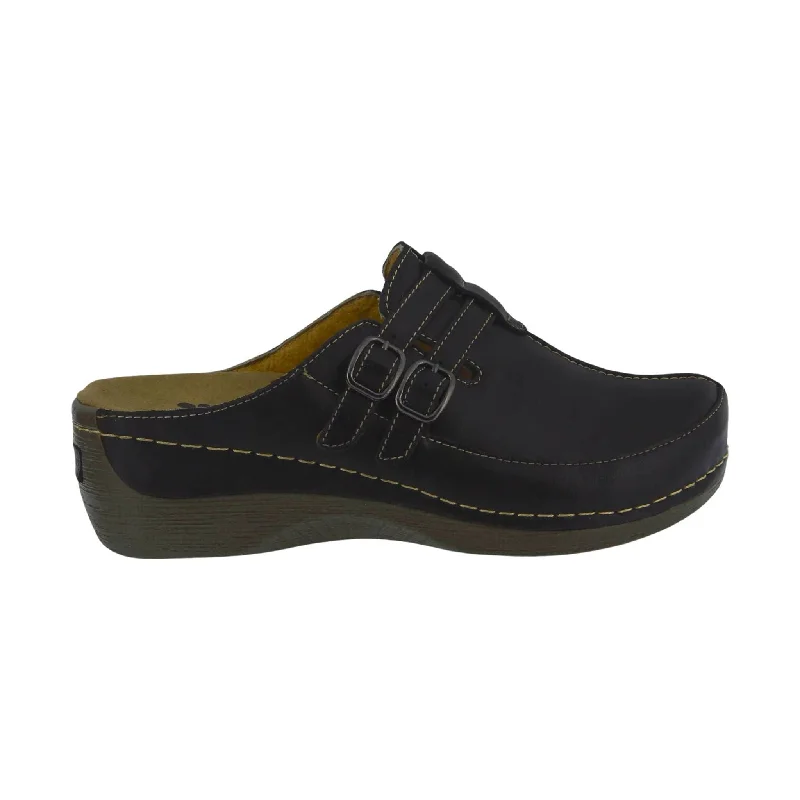 Trendy High Top Sneakers Spring Step Women's Happy Clogs - Black