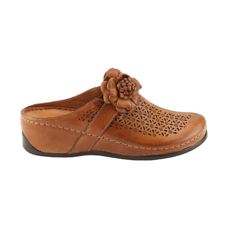 Best Flat Shoes Online Spring Step Women's Lilybean Clog - Camel
