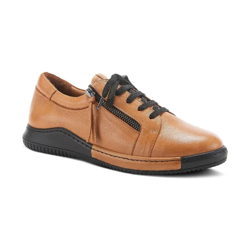 Fashionable Flat Shoes Spring Step Women's Yana - Camel FINAL SALE