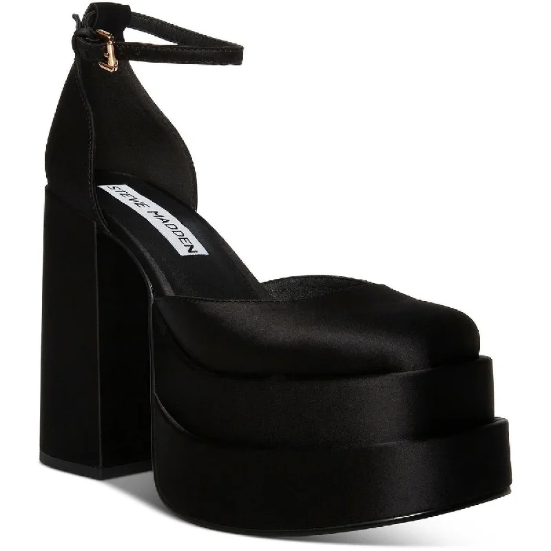 Vintage Sneakers Collection Steve Madden Charlize Women's Satin Platform Chunky Block Heel Pumps Vintage Sneakers Collection Steve Madden Charlize Women's Satin Platform Chunky Block Heel Pumps