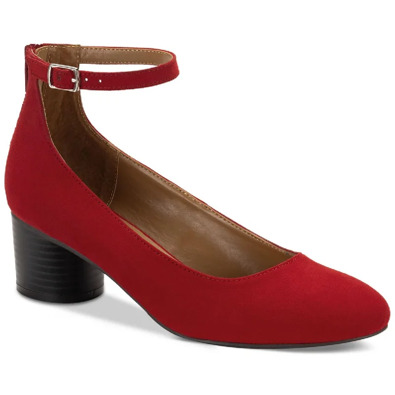Trendy Loafers For Sale Style & Co. Womens Akiraaf Faux Suede Block Heel Ankle Strap Trendy Loafers For Sale Style & Co. Womens Akiraaf Faux Suede Block Heel Ankle Strap