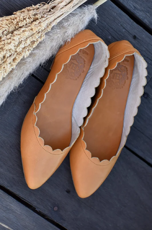 Classic Hiking Boots Valentina Leather Ballet Flats
