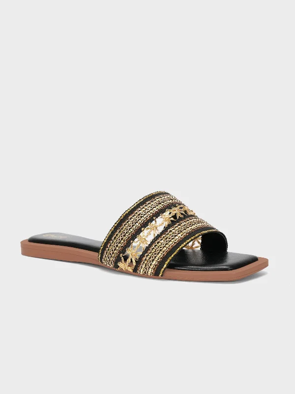 Cozy Casual Shoes Womens "AERES" Stylish Fancy Slippers