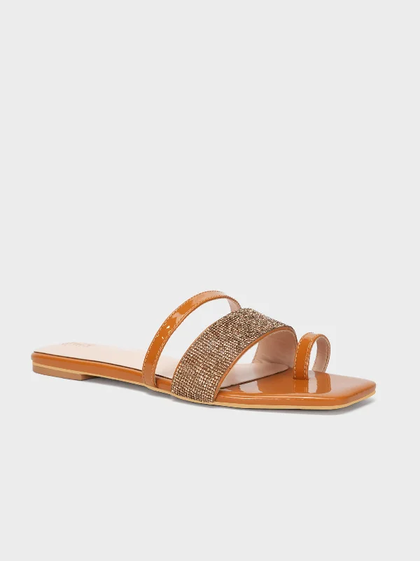 Luxury Sneakers For Sale Women's "AKIKO" Crystals Stylish Slippers