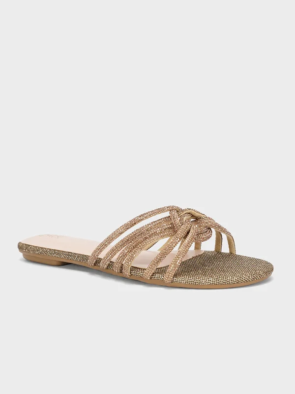 Casual Flip Flops Women's "ALLENIA" Decorated Summer Slippers