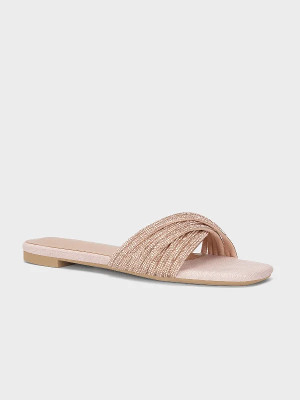 Summer Sports Shoes Women's "APHEA" Square Toe Slippers