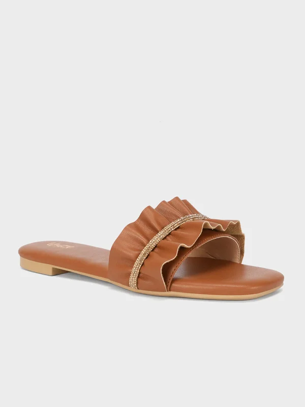 Comfortable Walking Sandals Women's "CASSIA" Decorated Stylish Slippers