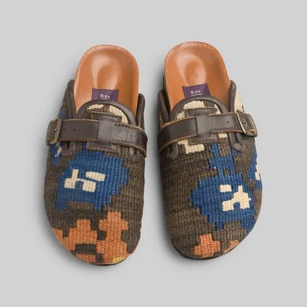 Trendy Lace-Up Shoes Women's Kilim Clog Size 6