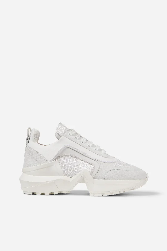 Warm Winter Boots White Suede Sneakers