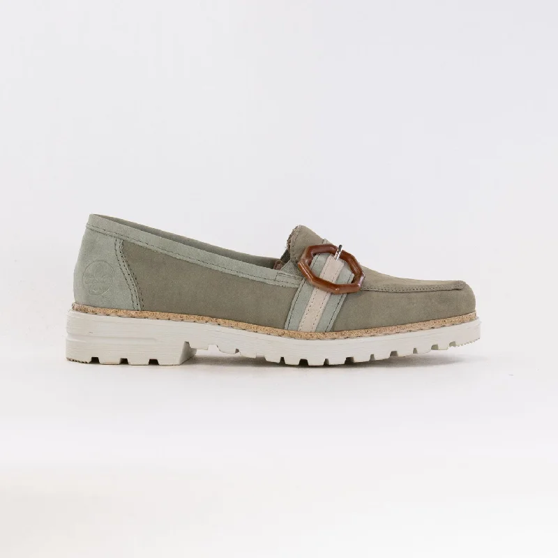 Chic High Heels Collection Rieker Ulla Loafer 54864 (Women's) - Green