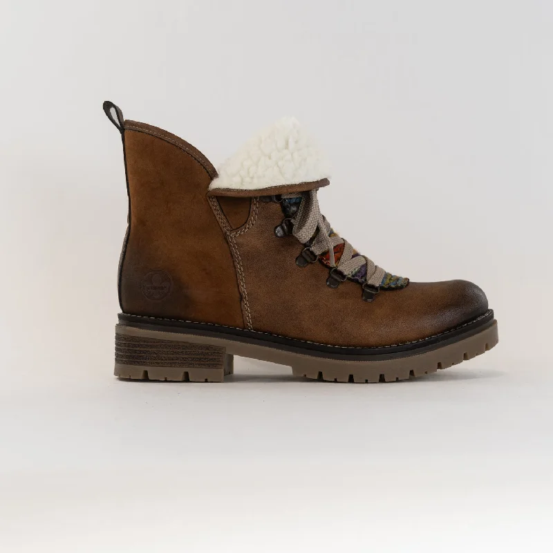 Sporty Casual Shoes Rieker 70733 Peggy (Women's) - Brown