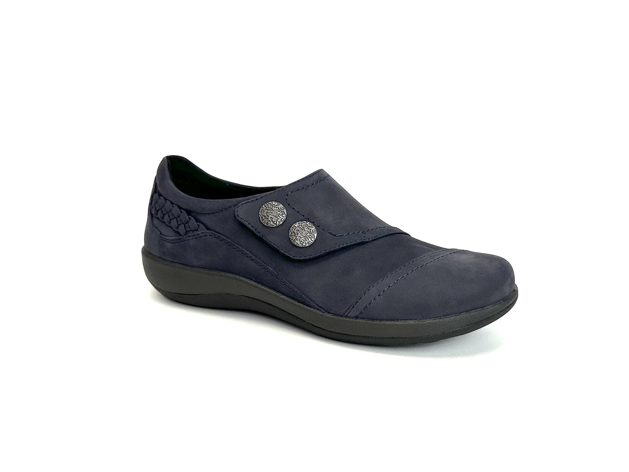 Stylish Boots For Sale Aetrex Karina Monk Strap Navy DM505
