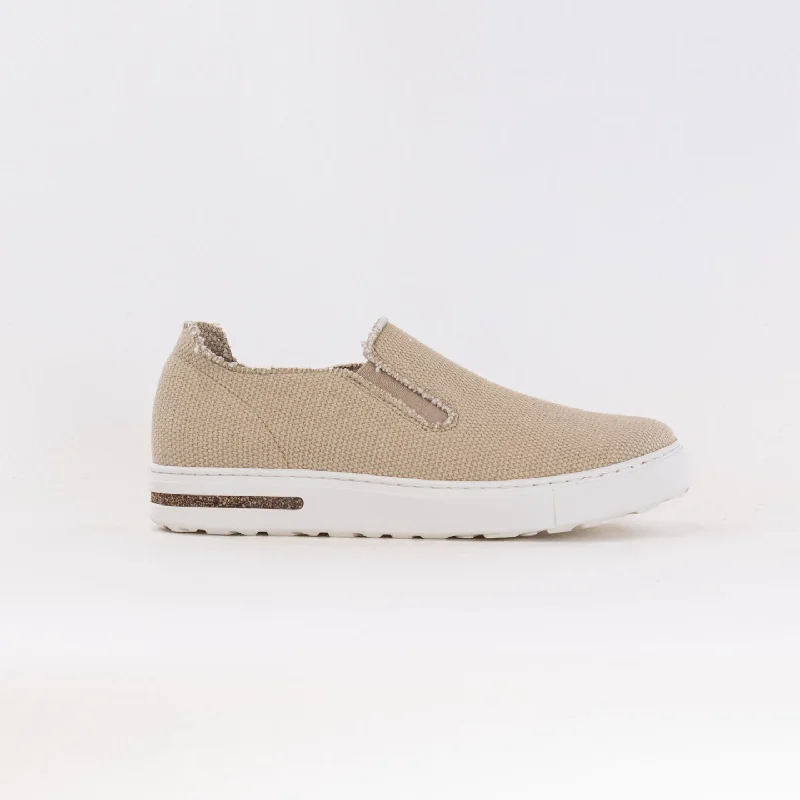 Breathable Hiking Boots Birkenstock Bend Slip On Deconstructed (Women's) - Sandcastle Canvas