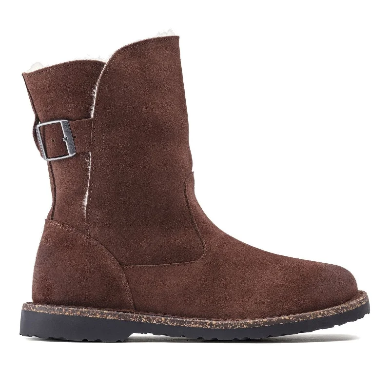 Light Running Shoes Birkenstock Women's Uppsala Shearling Espresso Suede