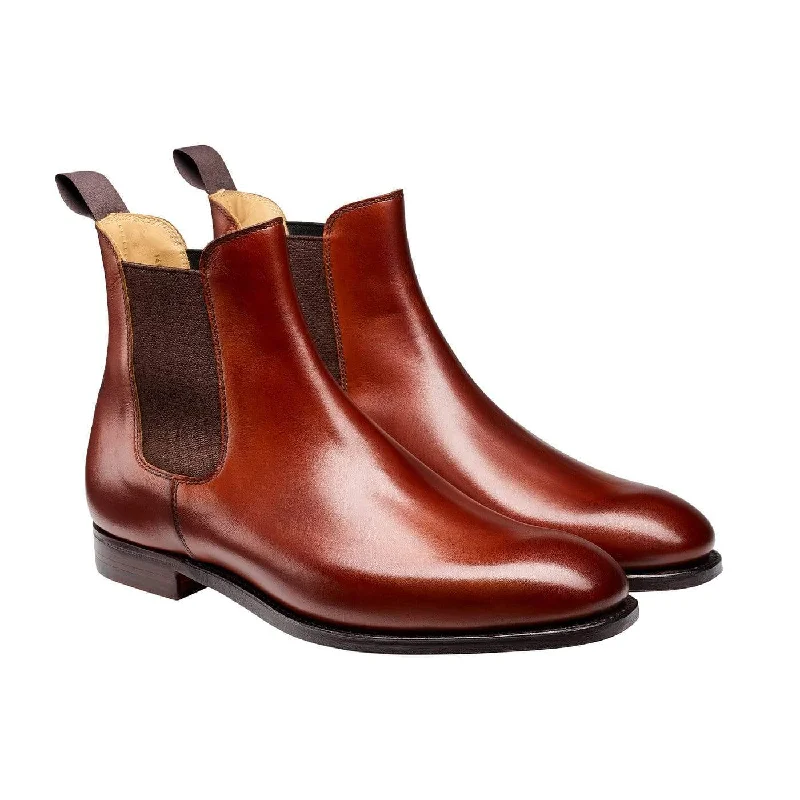 Comfortable Snow Sneakers Bonnie Chestnut Calf