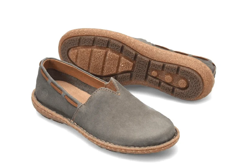 Stylish Running Footwear Born Women's Naya Grey Slip On Shoe BR0027822