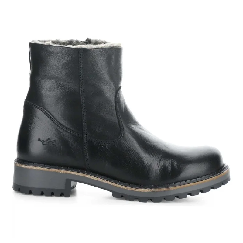 Formal Leather Shoes Bos And Co Calib Black Feel Leather Wateproof