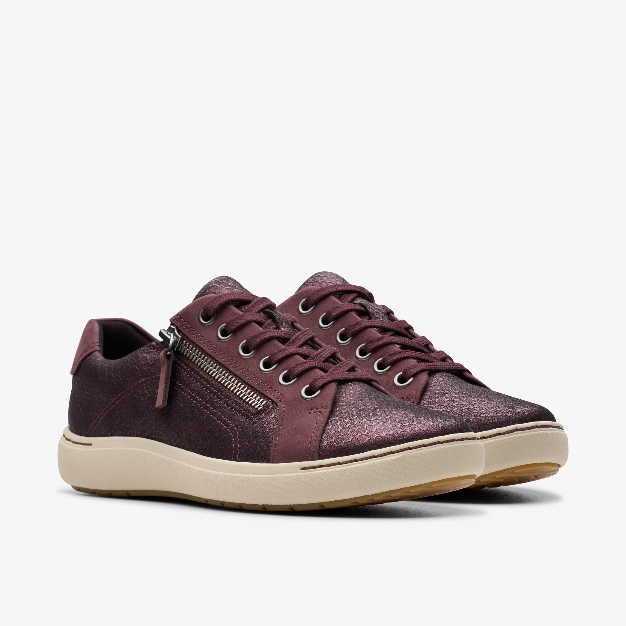 Casual Flip Flops Clarks Nalle Lace Wine 79966