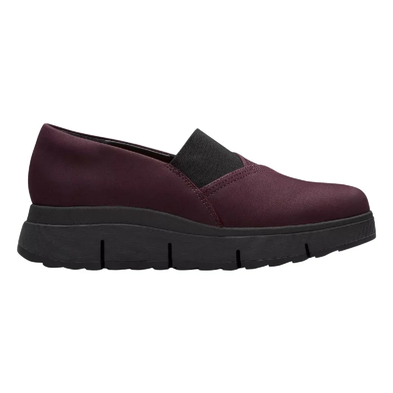 Comfortable Flats For Work Clarks Women's Loriini West Plum Nubuck