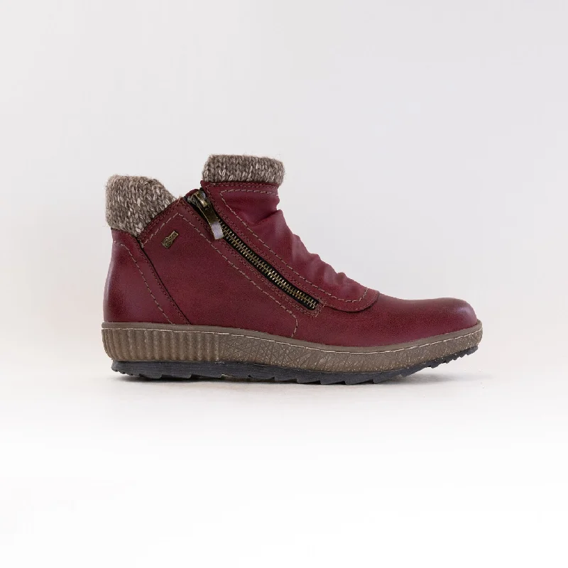 Luxury Leather Sneakers Spring Step Cleora (Women's) - Bordeaux