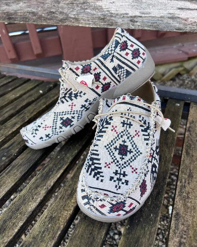 Light Running Shoes Roper Women's Chillin Aztec Tan Moc Casual Shoe 1791-2867