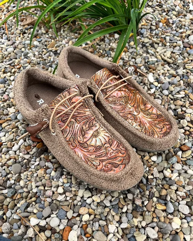 Fashionable Sneakers Collection Roper Women's Chillin Tan Embossed Floral Moc Casual Shoe 1791-2999 Fashionable Sneakers Collection Roper Women's Chillin Tan Embossed Floral Moc Casual Shoe 1791-2999