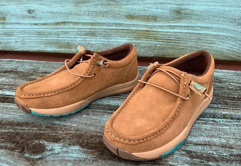 Winter Boots Sale Roper Women's Tan Suede Lace Up Driving Moc 1662-2921