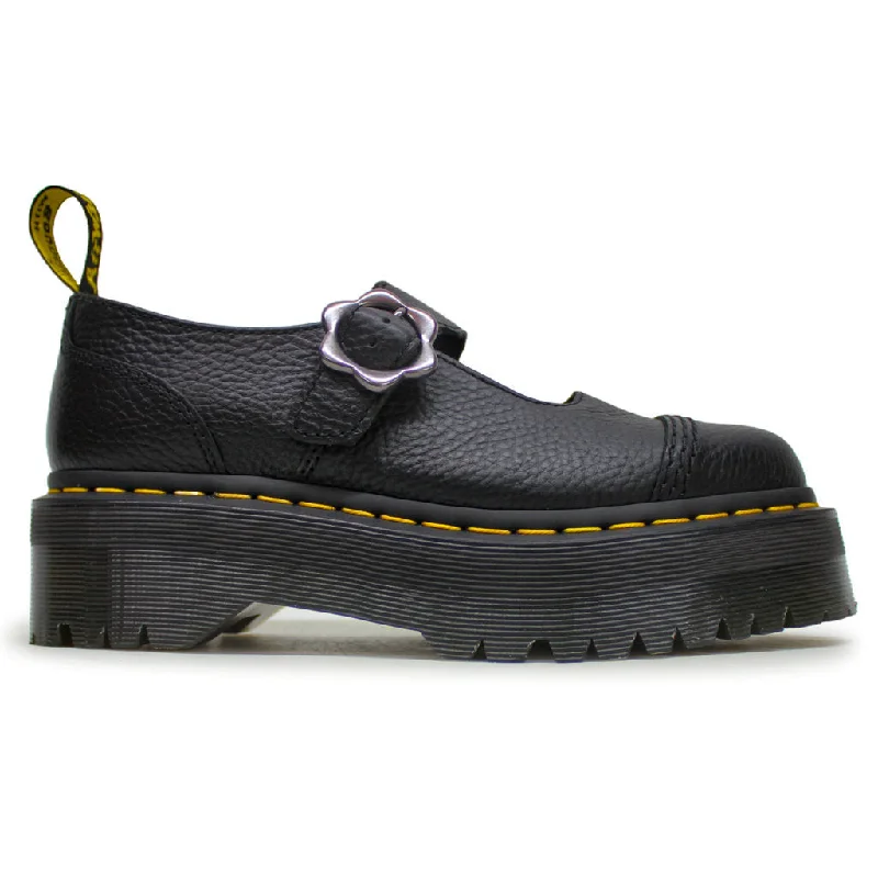 Formal Leather Shoes Addina Flower Milled Nappa Leather Women's Casual Shoes