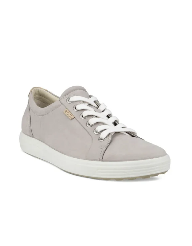 Comfortable Work Sneakers Ecco Soft 7 Grey Rose Wos 430003 0238