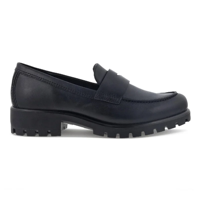Vintage Boots Collection ECCO Women's Modtray Black Penny Loafer