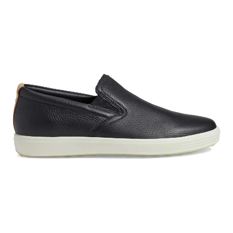 Stylish Winter Boots Ecco Women's Soft 7 Slip-On Black/Powder