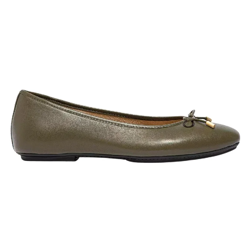 Comfortable Sandals For Summer FitFlop Women's Delicato Bow Deep Olive Leather
