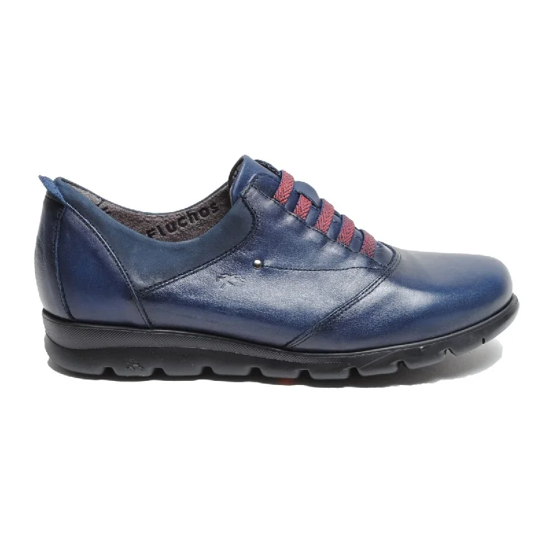 Formal Leather Shoes Fluchos Women's Susan Navy