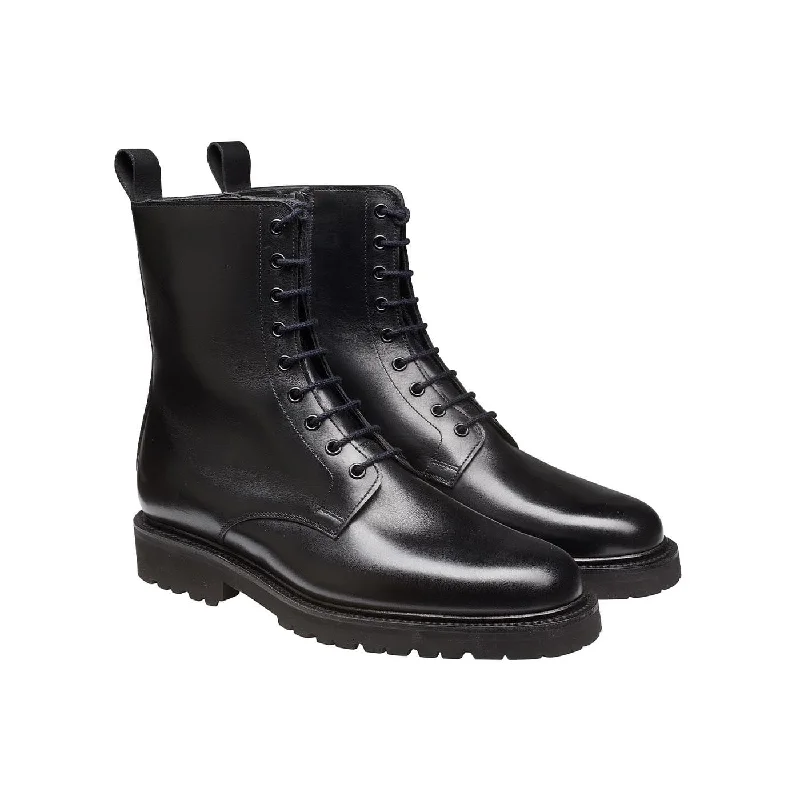 Trendy Lace-Up Shoes Hazel Black Wax Calf