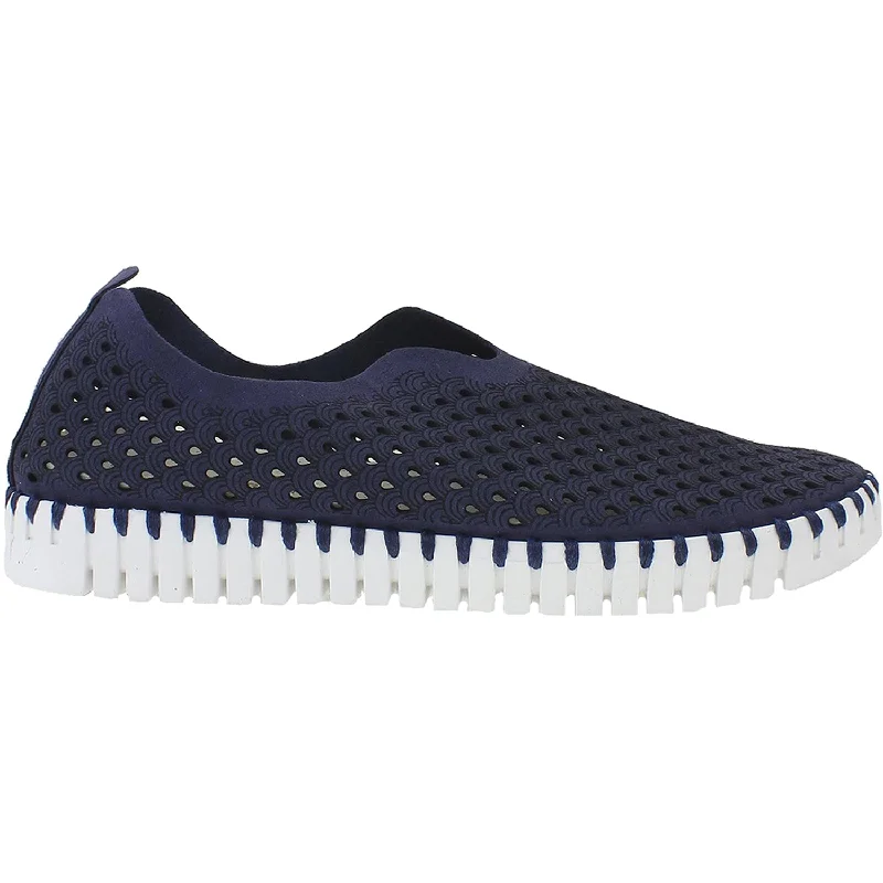 Fashionable Ankle Boots Women's Ilse Jacobsen Tulip 139 Navy Synthetic