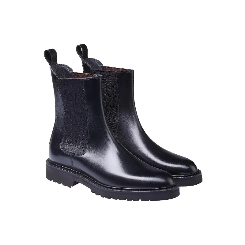 Stylish Work Shoes Ivy Black Calf