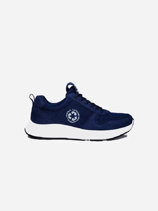 Best Flat Shoes Online Jor Recycled PET Unisex Vegan Sneakers | Blue