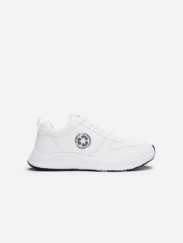 Running Shoes For Sale Jor Recycled PET Unisex Vegan Sneakers | White