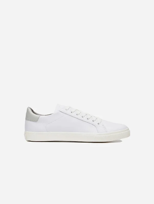 Casual Sandals For Sale Classic Vegan Leather Sneakers | White