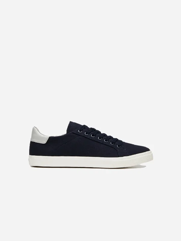 Breathable Running Shoes Classic Vegan Suede Sneakers | Dark Navy