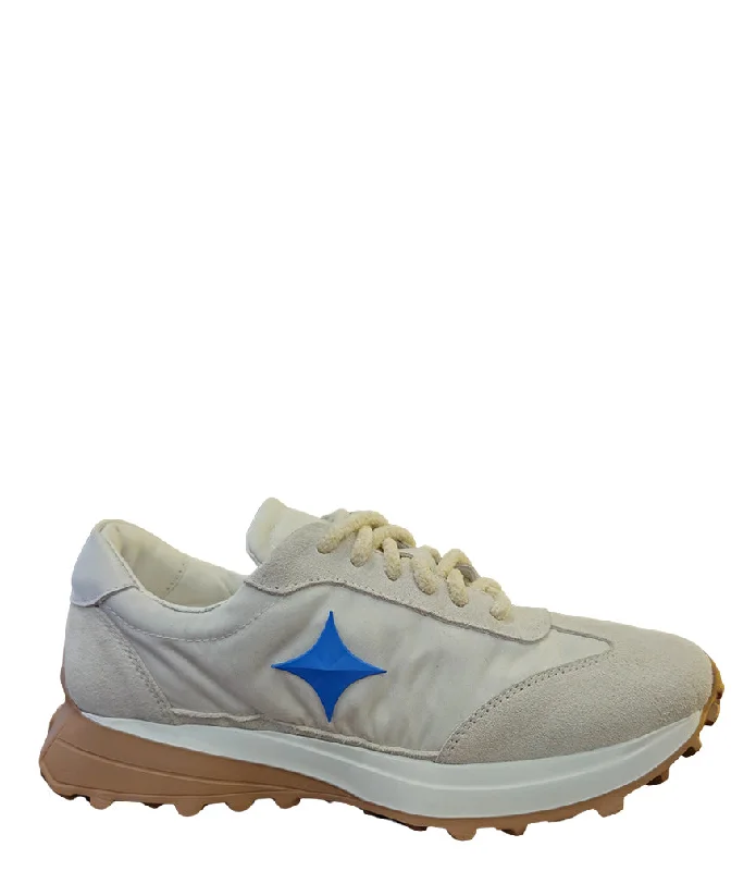 Sporty Casual Shoes White Star Jogger Sneaker
