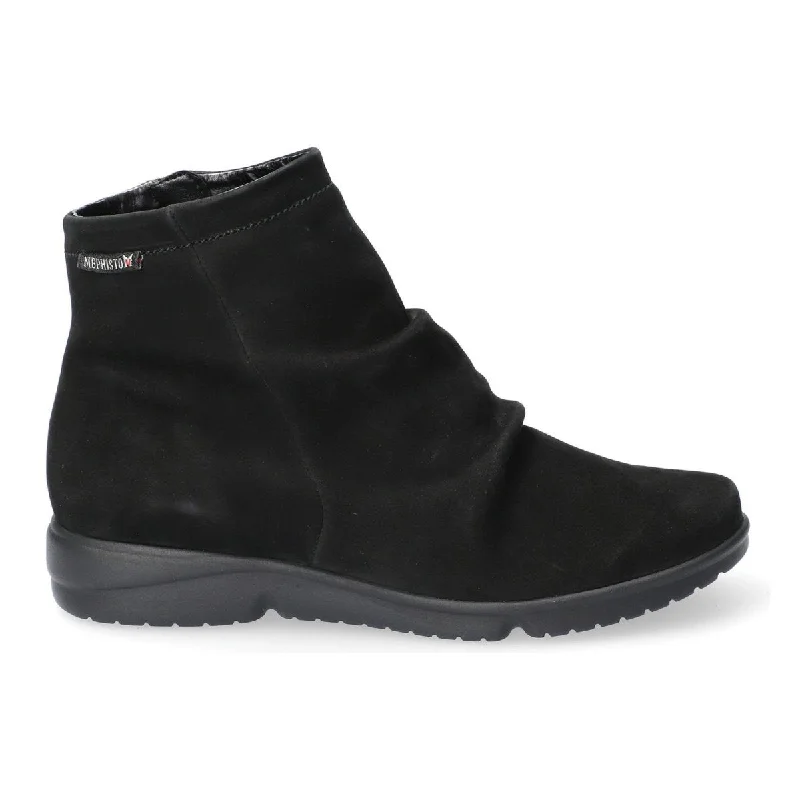 Durable Work Boots Mephisto Women's Rezia Black Suede
